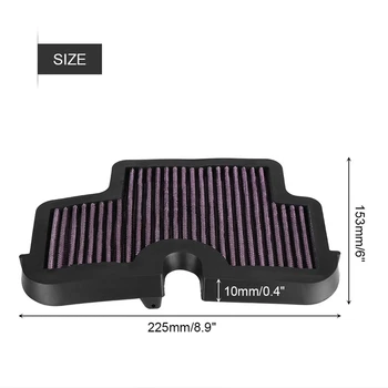 

Motorcycle Air Intake Filter High Flow Air Cleaner Intake Filter For Kawasaki Ninja 650R Ex650 Er-6N 2006-2008