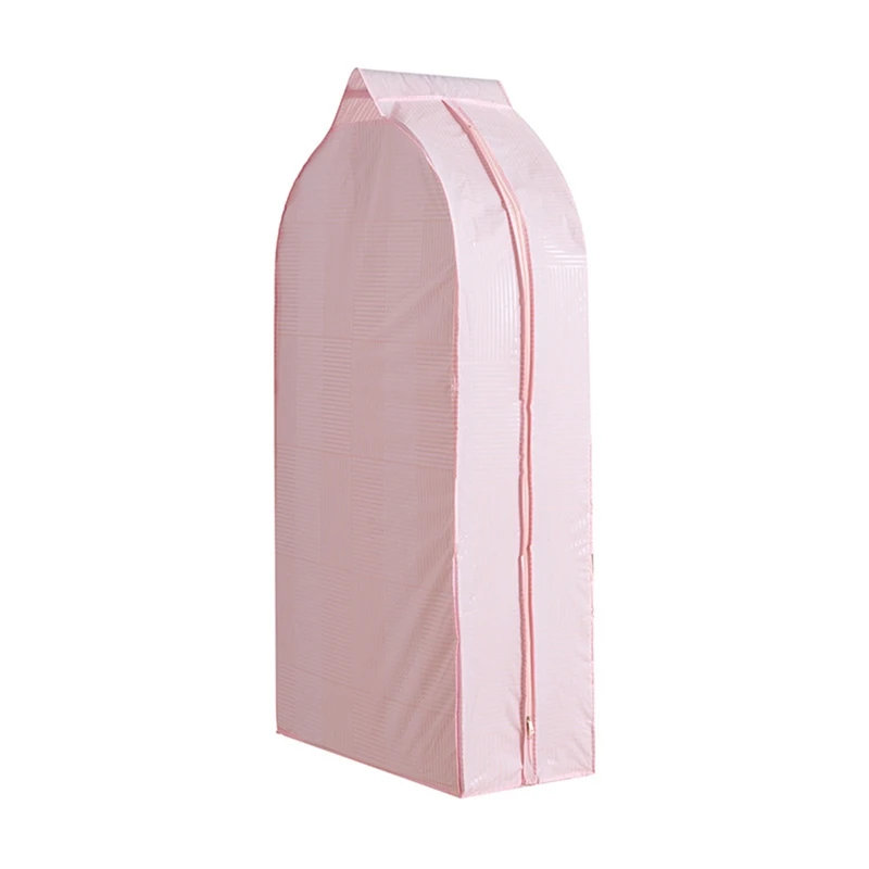 Pink Большой чехол для одежды, защитный чехол для одежды, костюм, платье, пальто, пылезащитный чехол для одежды, водонепроницаемый чехол для одежды для защиты от пыли - Цвет: Pink
