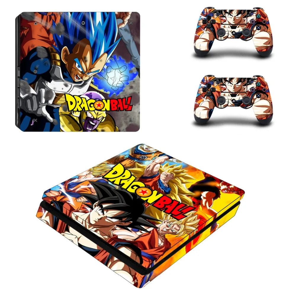 Dragon Ball супер полное покрытие лицевые панели PS4 тонкая кожа Виниловая наклейка, стикер для Playstation 4 консоль и контроллер PS4 тонкая кожа
