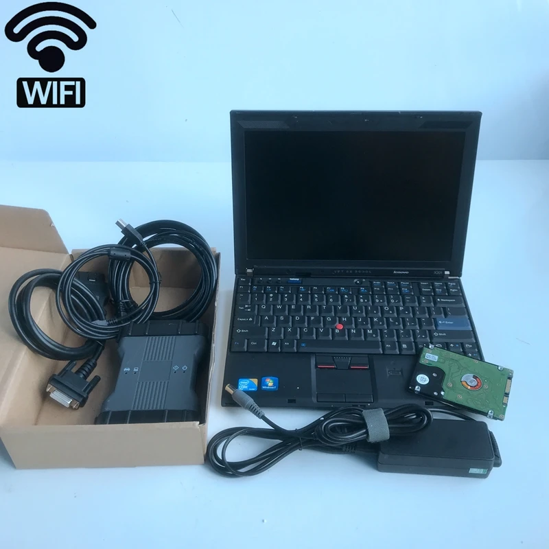 ^Cheap wifi mb star c6 with hdd software 2019.12v sd c6 diagnosis programs in x200t laptop 4G touch screen ready to work