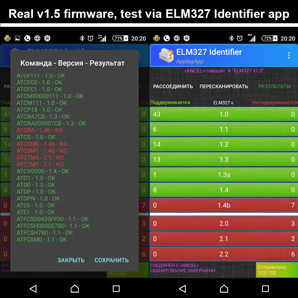 Мини ELM327 Bluetooth OBD2 v1.5 ELM 327 с чипом PIC18F25K80 адаптер Elm OBDII автомобильный