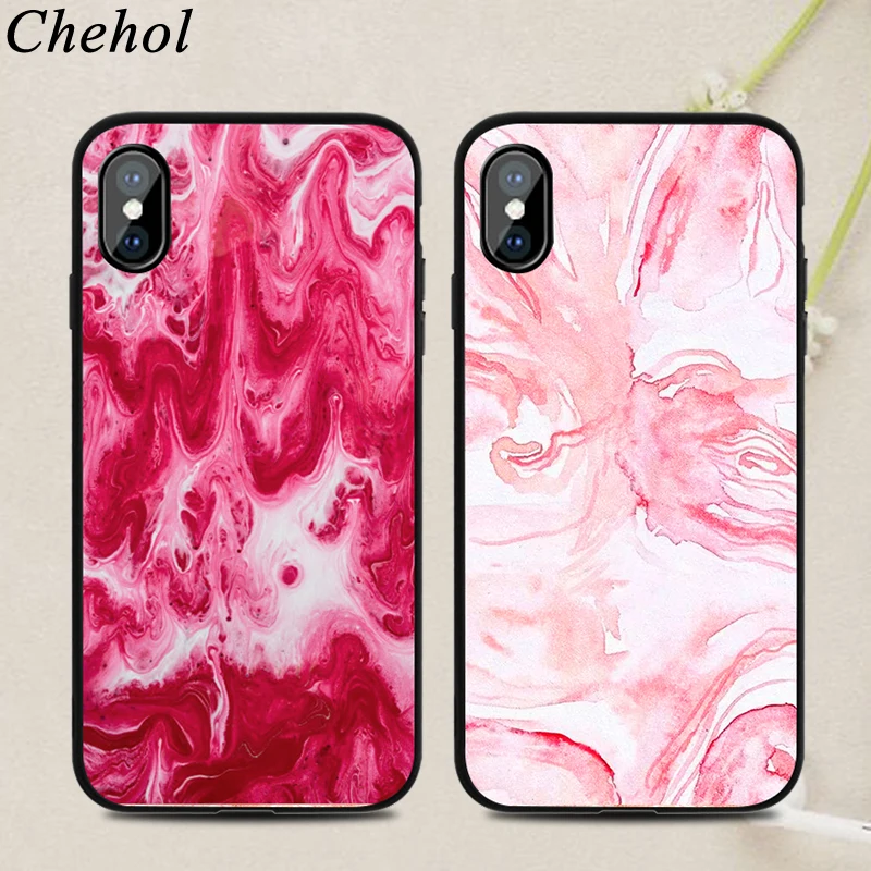 Индивидуальные мраморные чехлы на мобильный телефон для IPhone X XS MAX XR 8 7 6s Plus мягкие
