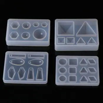 

Silicone Mold DIY Geometric Triangle Mirror Craft Jewelry Making Decorative Cake B36D