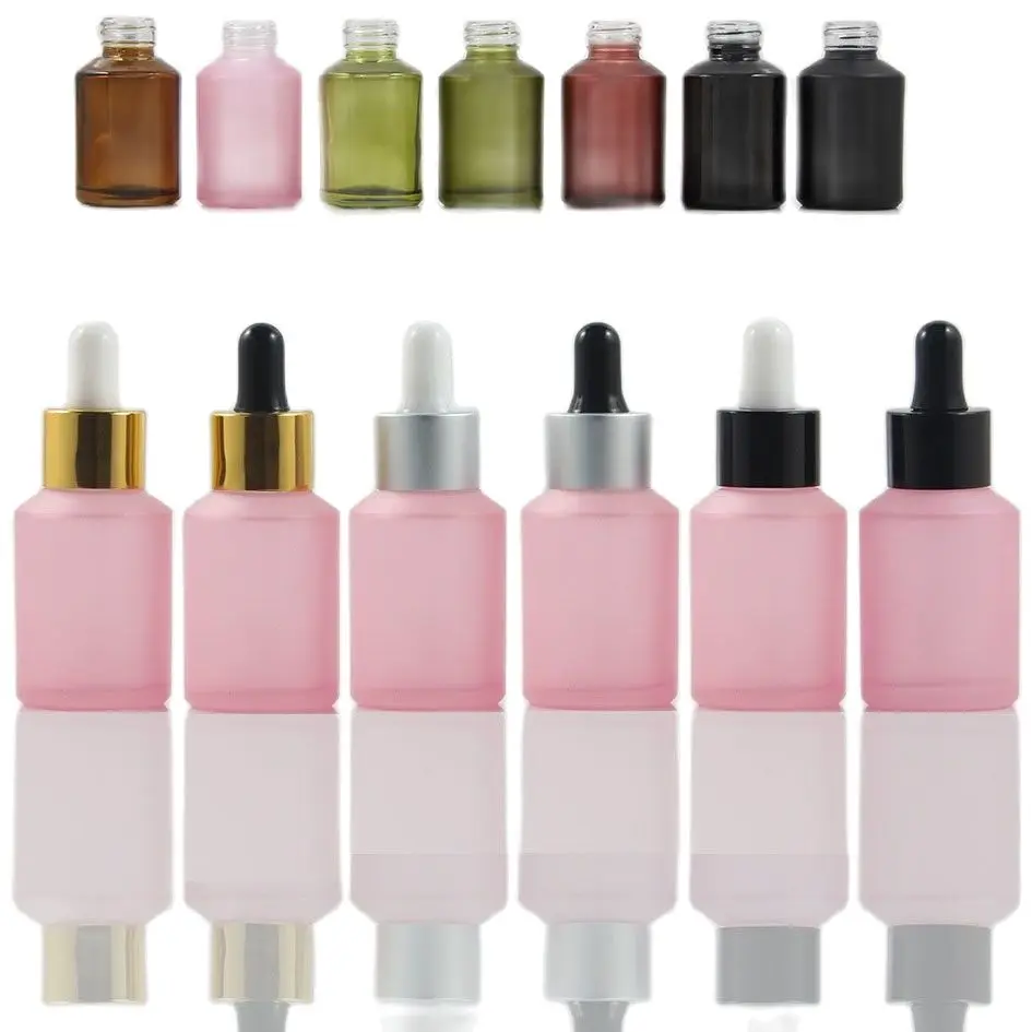 

30ml few colors glass bottle dropper lid spot removal oil/serum/essence/liquid toner lotion emulsion moisture skin care packing