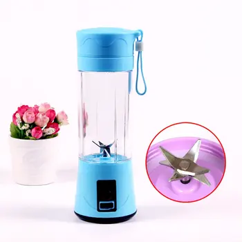 

Electric Juice Mixing Cup Professional 4 Blades Mini Juicer Portable Multi-function Usb Charging Juice Cup Fruit Citrus Juicer