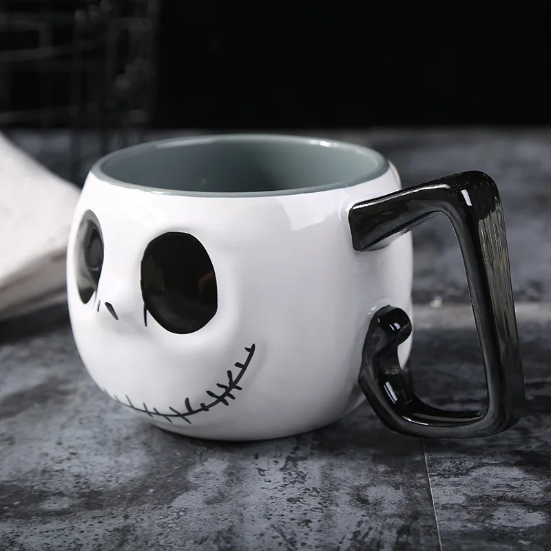 Джек Скеллингтон кружка, "Кошмар перед Рождеством" Мультфильм Кофе Кружка творческая чашка для чая подарки на Хэллоуин