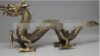 

---326+++Sell one like this CHINESE HANDWORK DRAGON OLD COPPER STATUE