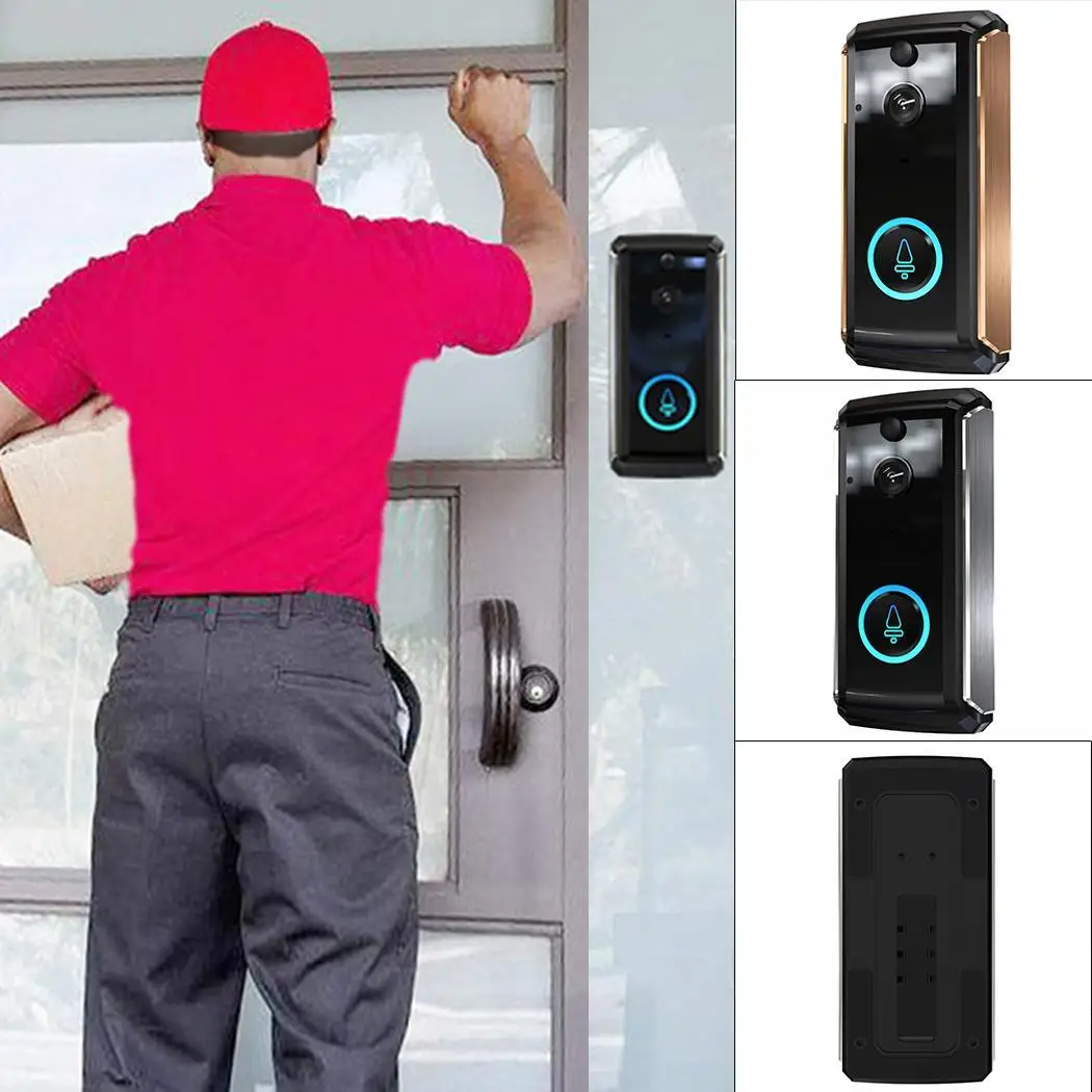 

Intelligent Wifi Voice Intercom Doorbell Home 170mA Smart Monitoring Doorbell 8GB, 16GB, 32GB Storage Card