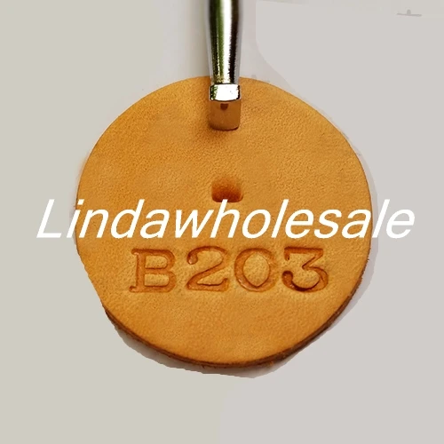B203 Кожаные гравировальные инструменты B203/B200/B935, штамп-печатка, металлические инструменты для стемпинга - Цвет: B203