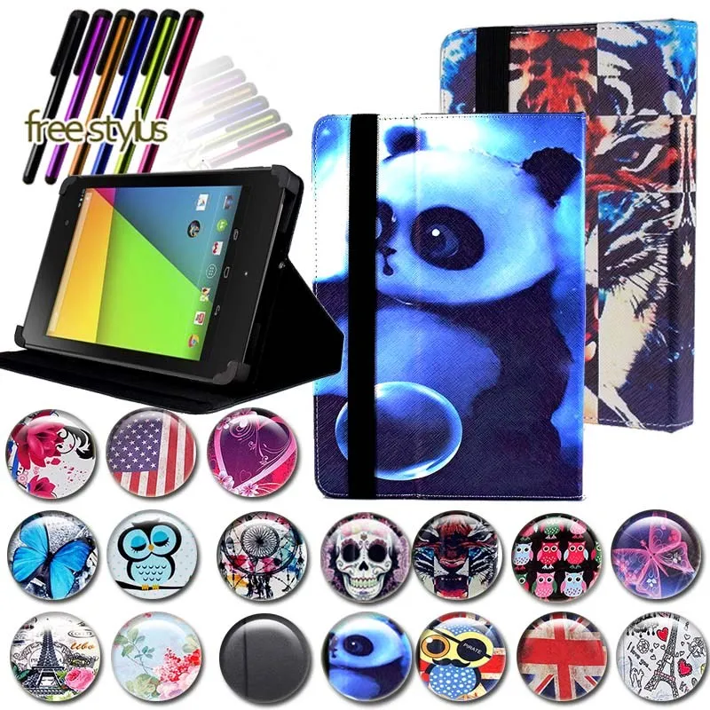 Folio Smart Cover Case and Screen Protector for Google Nexus 7 Tablet 1st Gen
