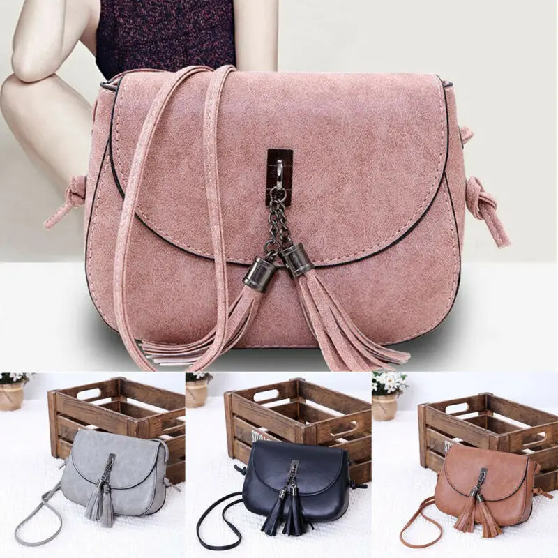 Твердые сумки для женщин, Сумки из искусственной кожи, женская наплечная сумка с кисточками, модная мини-сумка, сумка-тоут, женская сумка-мессенджер
