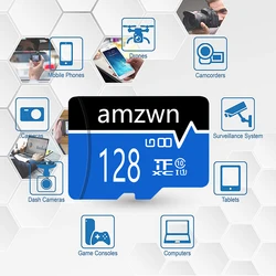 Carte mémoire Flash Micro SD TF de classe 10, 128 go 64 go 32 go, adaptée aux smartphones, appareils photo numériques, tablettes 
