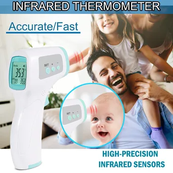 

Non-contact Digital Infrared Forehead Ear Thermometer Gun Portable Temperature Baby Adult Meter Pyrometer Dropshipping