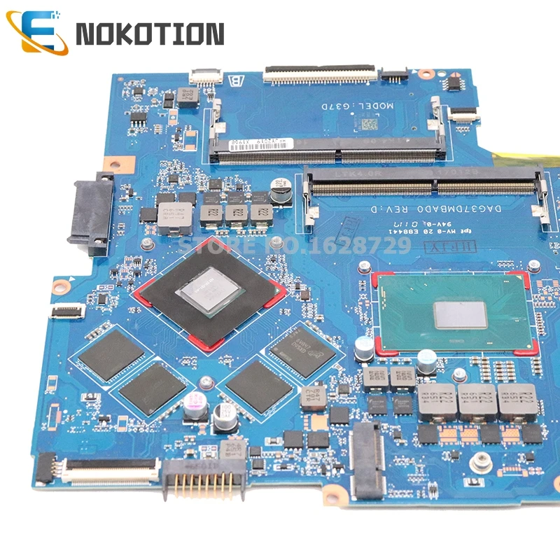 Ideal  NOKOTION 915468-601 915468-001 DAG37DMBAD0 For HP Pavilion 17-AB 17-W series Laptop motherboard GTX