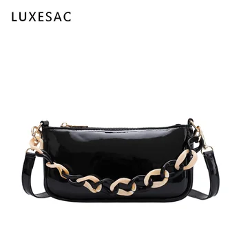 

Vintage Lacquer Bag For Women Luxury Brand Leather Handbag Bolsas Feminina Small Crossbody Shoulder Bag Ladies Messenger Bag Sac