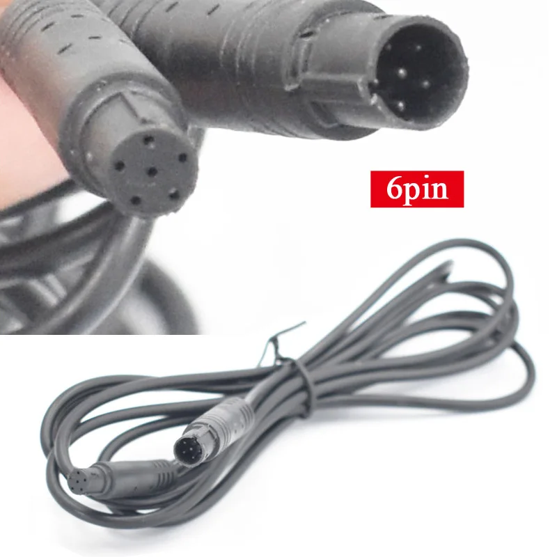 4Pin 5Pin 6Pin Car DVR Camera Extension Cable HD Monitor Vehicle Rear View/Back Up Camera Wire Male to Female Connector Cord