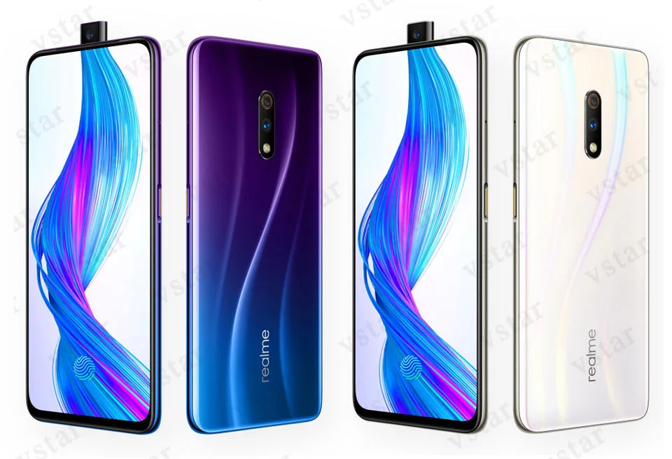 Realme X мобильный телефон 6,53 дюймов полный экран AMOLED Snapdragon 710 Восьмиядерный всплывающая камера разблокировка экрана