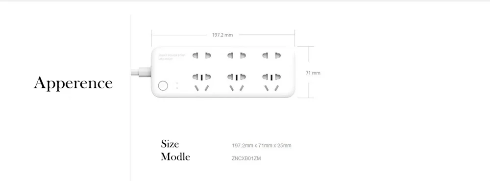 Горячая Xiaomi Mi интеллектное устройство передачи энергии полоса электрическая розетка Wi-Fi приложение беспроводной пульт дистанционного управления 3/5 порты 3 USB розетки