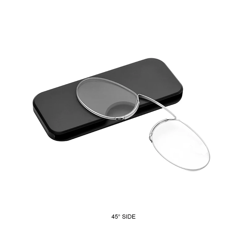 Kann Blume Schaum Nase Brille Pince-Nez Clip Lesebrille Schaum Lupe Glasse Männer Vergrößerungs Tragbare Beinlosen Gläser пенсне – Detail 8