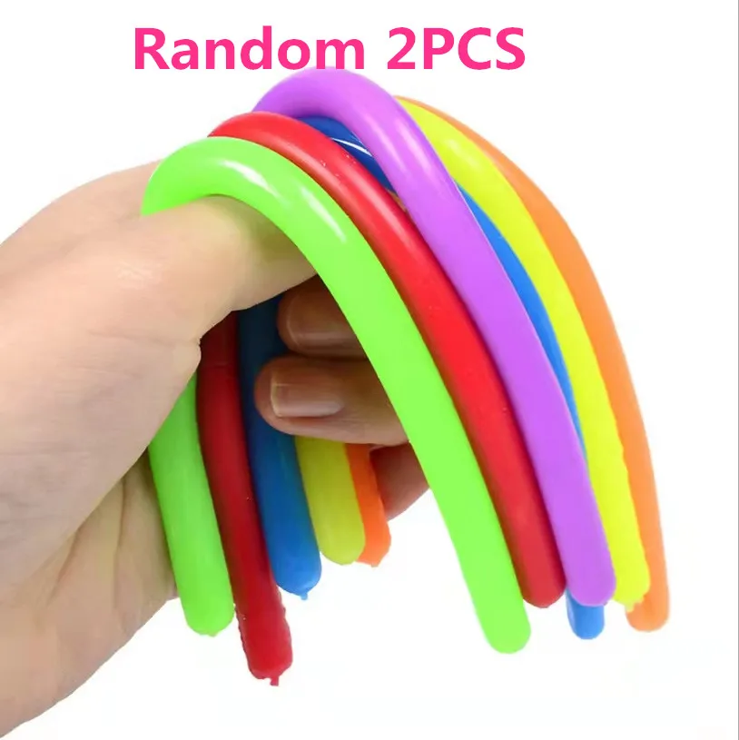 banana fidget toy Kids Mini Pop Tubes Fidget Toy Stress Relief Sensory Adult Decompression Educational Mini Finger Squish Toy Keychain Fidget Toys pea popper fidget Squeeze Toys