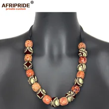 Ожерелье с Африканским принтом, свадебные бусы из смолы, ювелирное изделие, модный тканевый чокер Анкара, ожерелье для женщин, AFRIPRIDE, A1928005
