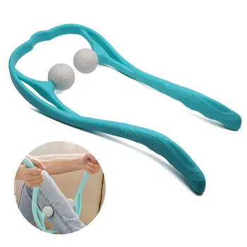 

Aptoco Neck Massager Self-Massage Tool Relieve Hand Pressure Deep Massage Therapy Neck and Shoulder Dual Trigger Point Roller