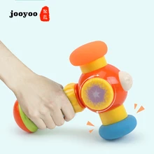 Музыкальный молоток, игрушка для младенцев, звук и светильник, головоломка, раннее образование, молоток, детские игрушки jooyoo