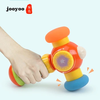 

Hot Sale Music Hammer Toy Infant Baby Sound And Light Puzzle Early Education Hammer Children Toys jooyoo