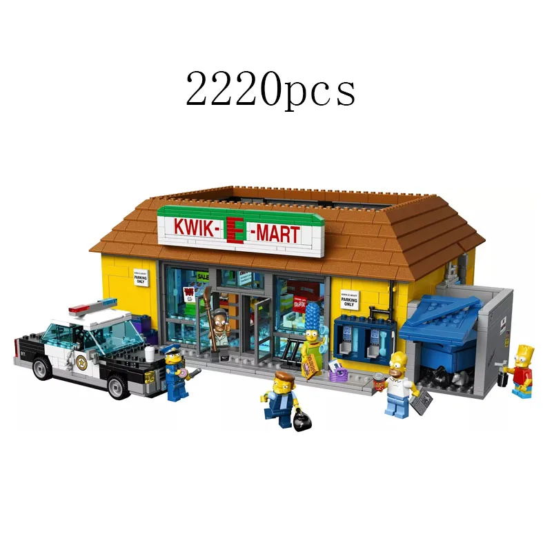 

New Movies Bricks The Kwik-E-Mart Compatible Legoingly The Simpsons House 71016 Building Blocks Toys for Kids Christmas Gift