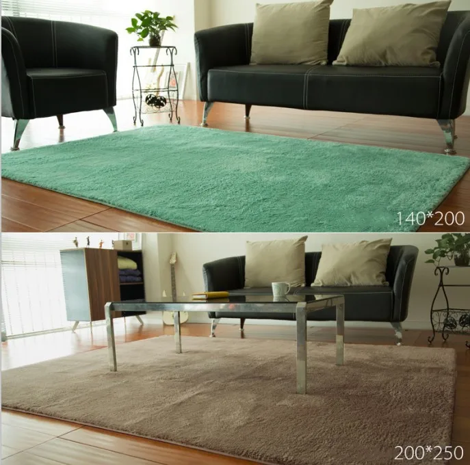 1 modern home living room large size Silk thick  bedroom bed down rug (5)