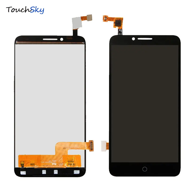 ЖК-дисплей с рамкой для Alcatel One Touch Fierce XL 5054 OT5054 5054D 5054O 5054N экран 5 дюйма качество AAA |