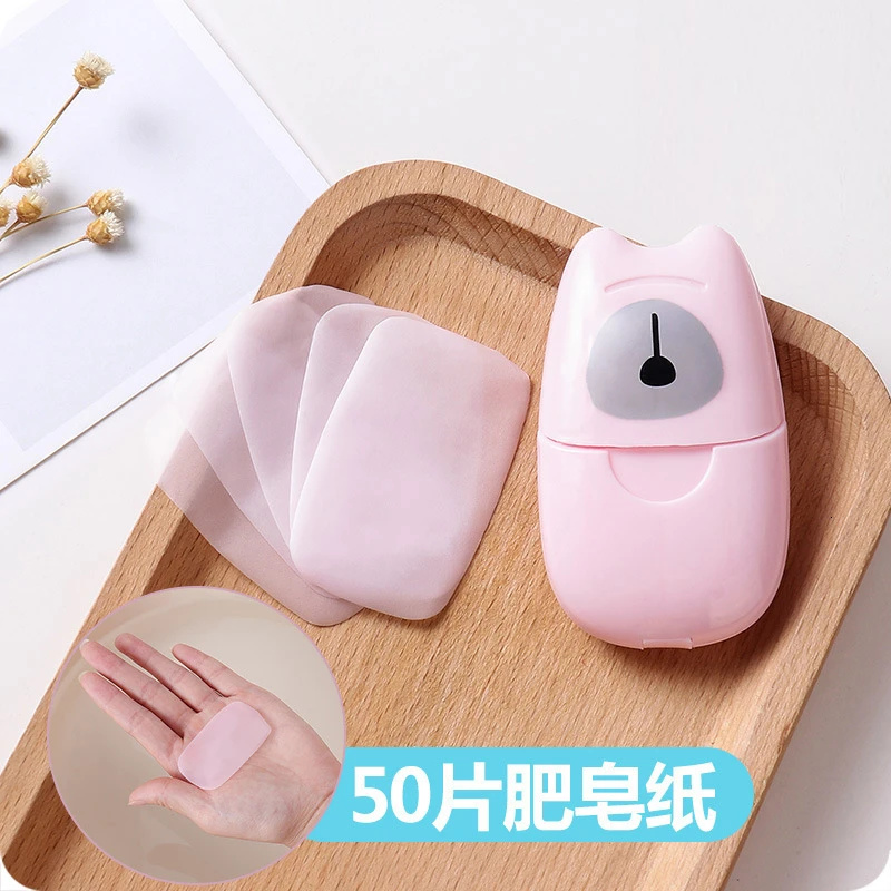 

2500 Travel Portable Soap Slice Mini Disposable Travel Wash Hands Soap slice 10 Pcs