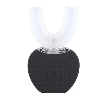 

U Shape Silicone 360 Degree Sonic Automatic Electric Toothbrush Teeth Whitening Intelligent Silicone Toothbrush