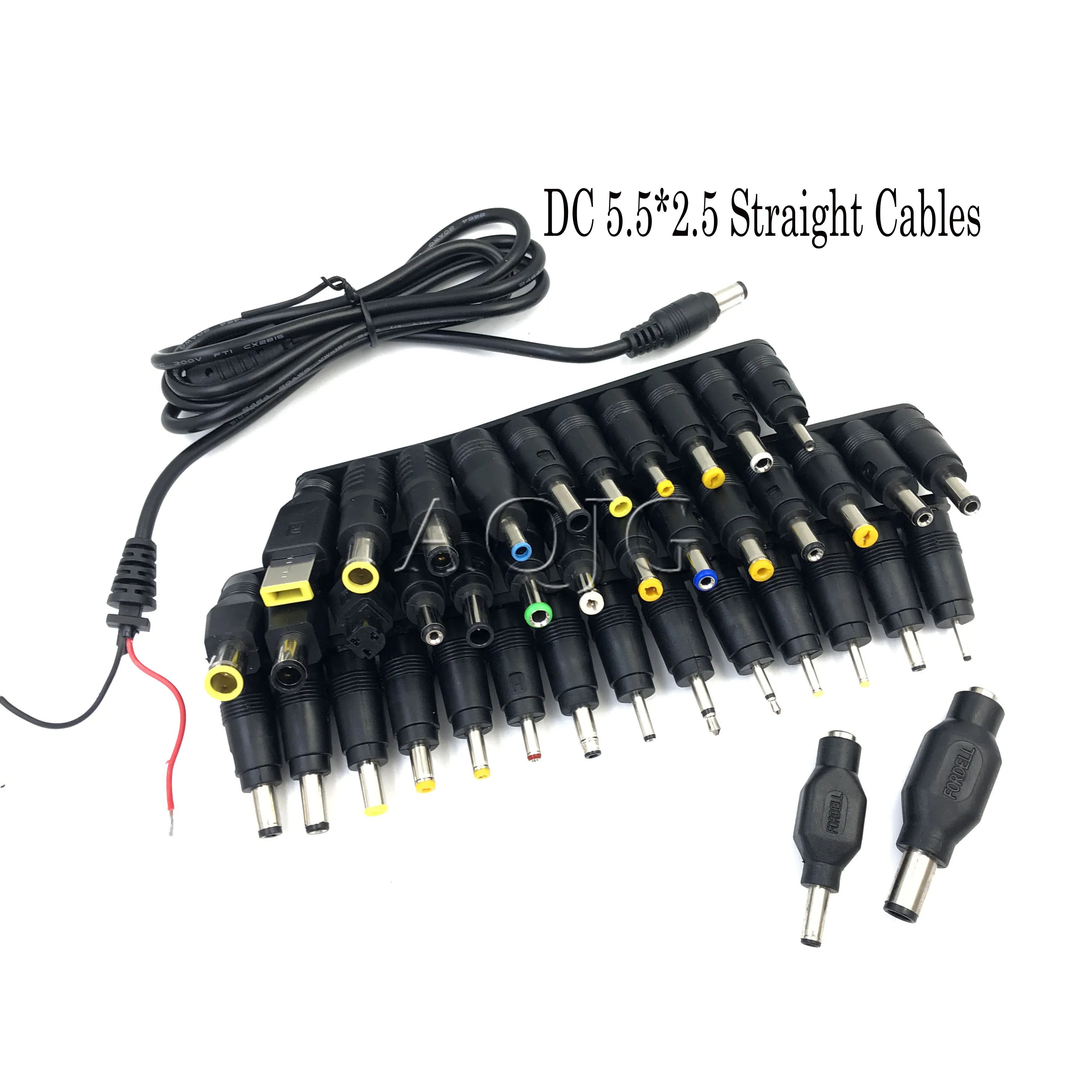 Adaptador de Carregamento de Energia ca para Laptop 40 Unidades 5.5*2.1 mm Conector Fêmea dc para Computador Dicas Conector para Dell Lenovo para hp Notebook - Imagem 4