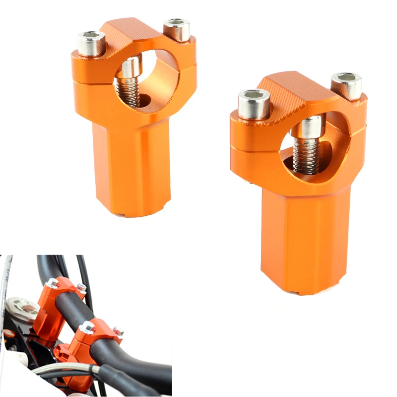 

28MM Motorcycle Handlebar Risers Bar Mounts Clamps For KTM Duke 790 2018 Up 1290 Super Adventure Super Adventure R T 1 1/8"