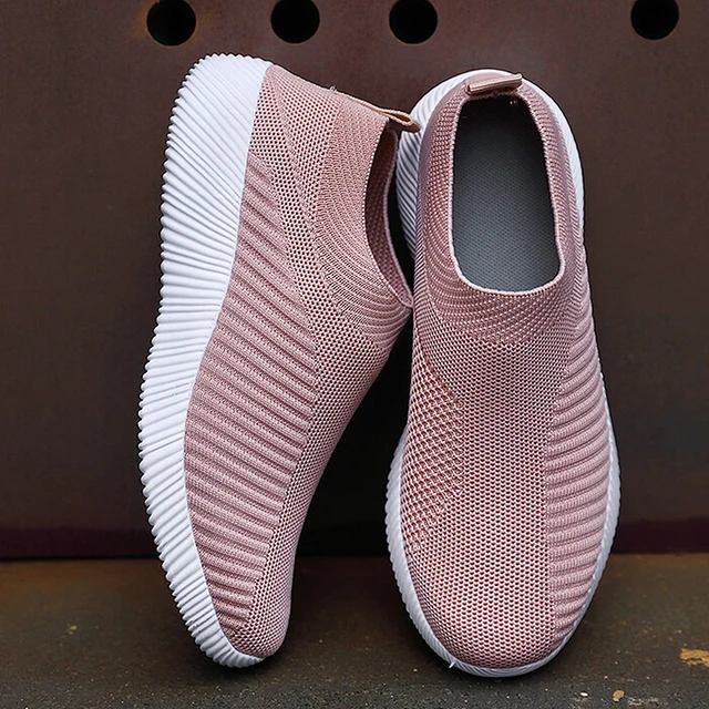 High Quality Women Sneakers Flats Women's Apparel Women's Shoes color: Black|Blue|Grey|Pink|Purple