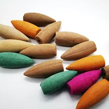 20 шт Бытовая естественная башня для благовоний чай курильница для благовоний или ароматические свечи в виде бутылочных тыкв ароматный рефлюкс конусы для ароматерапии