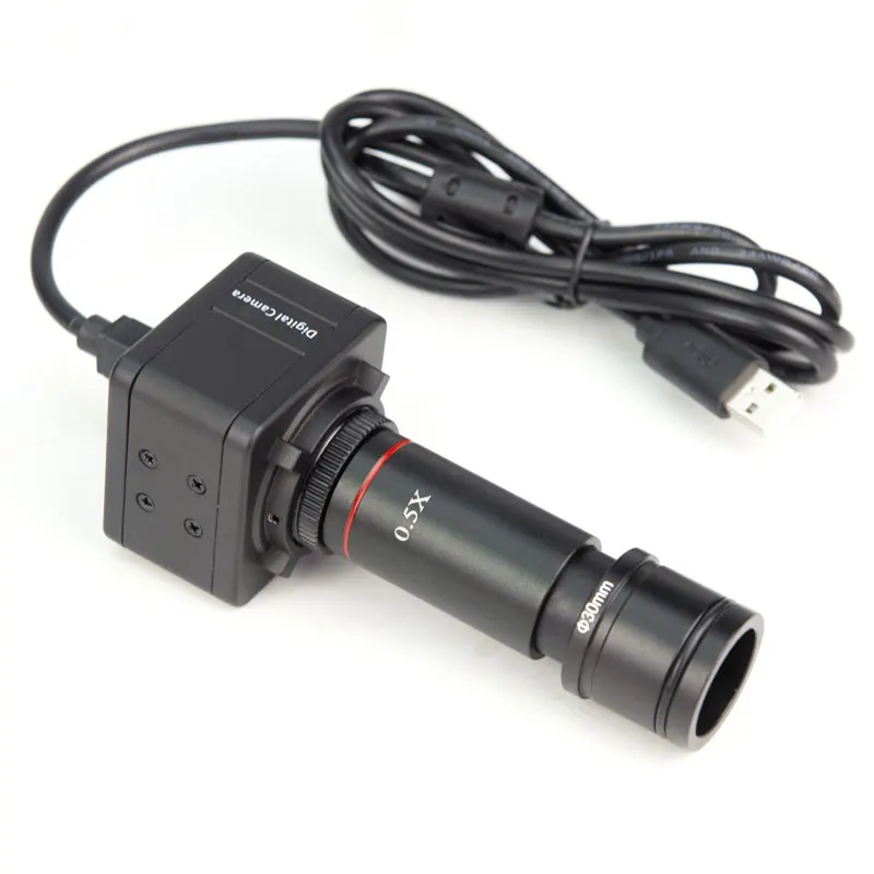 SRATE бренд 5.0MP HD Микроскоп USB Цифровой электронный окуляр с c креплением 0.5X адаптер