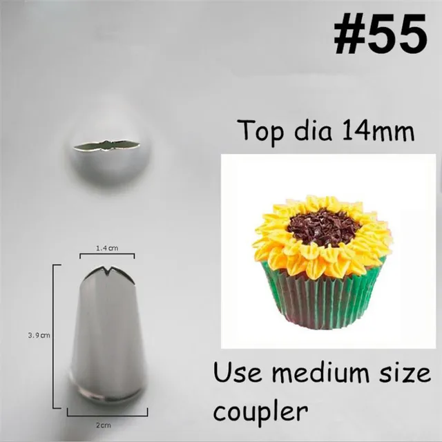 Leaves Nozzles Stainless Steel Icing Piping Nozzles Tips Pastry