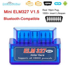ELM327 V1.5 OBD2 Scanner ELM 327 V 1 5 Bluetooth-Compatible OBD 2 Auto Car Diagnostic Tools OBD2 Code Reader Free Shipping