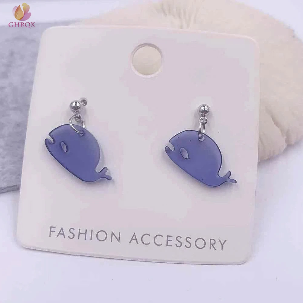 the cutest whale earrings