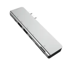 7в1 USB-C концентратор двойной тип-c многопортовый кард-ридер адаптер 4K HDMI для MacBook Pro