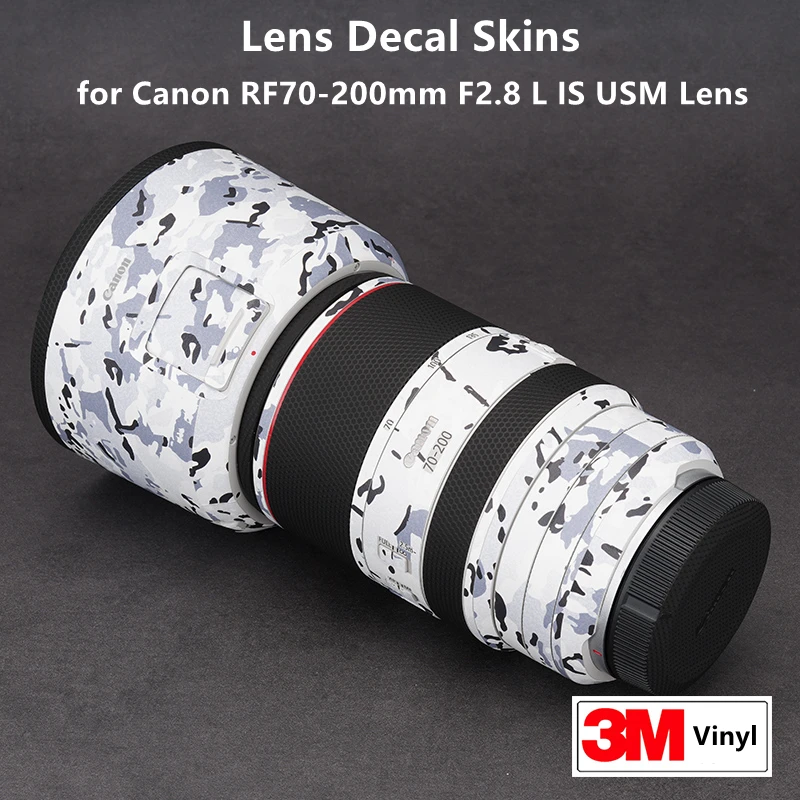 70200 F2.8 Lens Premium Decal Skin Per Canon Rf70-200Mm F2.8 L Is Usm Lens Protector Anti-Scratch Cover Pellicola Wrap Sticker