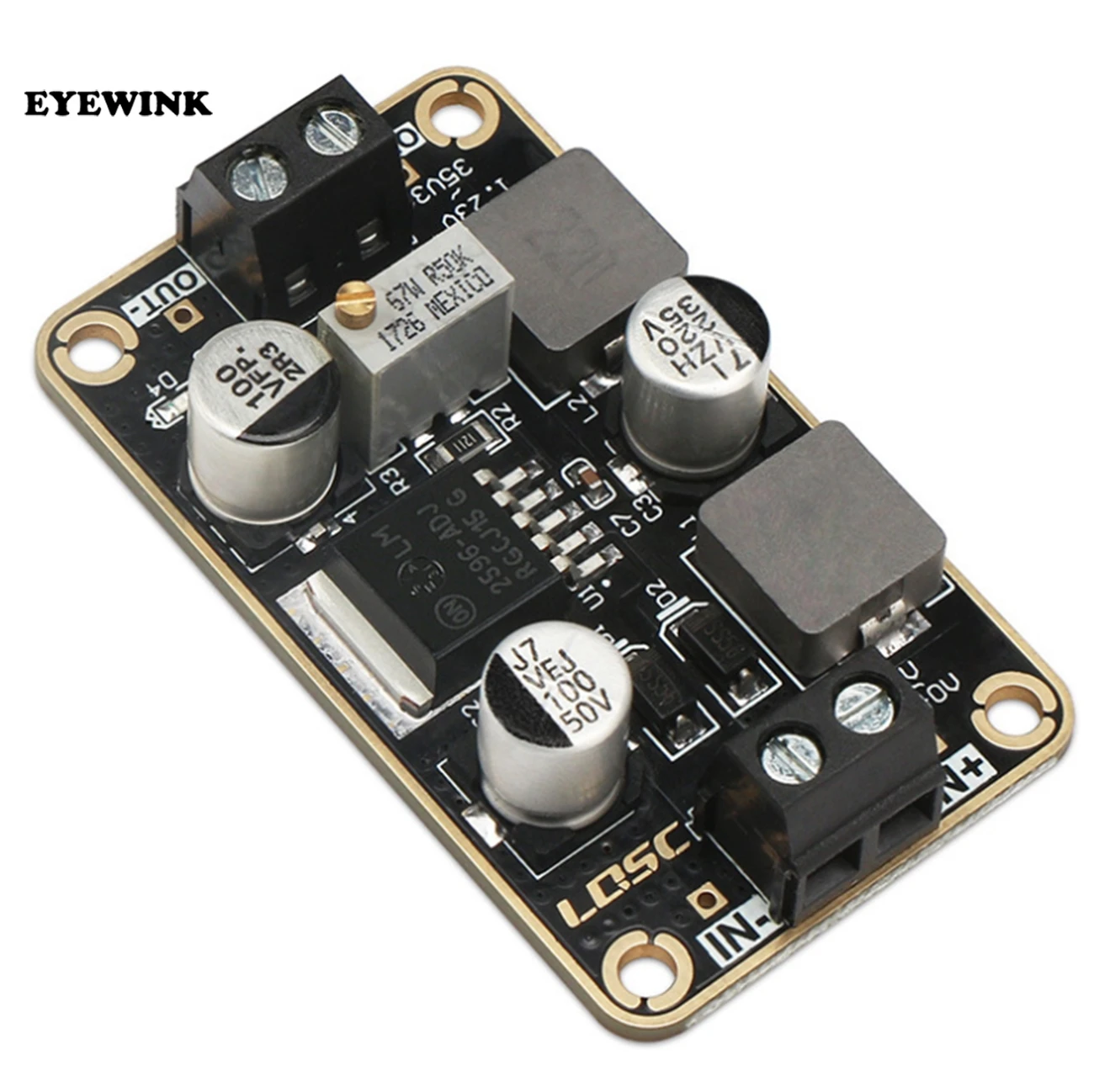 

DC-DC adjustable step-down power supply module LM2596-ADJ DC 4V-40V to 1.23-35V 3A regulator