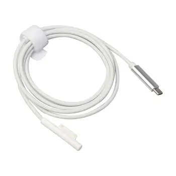 

USB-C 1.5m/4.9ft Power Supply Fast Charging Cable Elaborate Manufacture Prolonged Durable for Microsoft Surface Pro 6/5/4/3