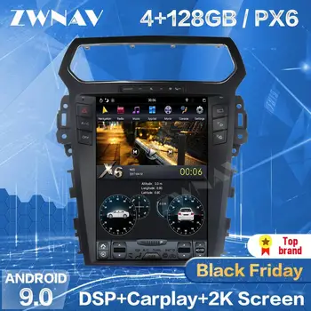 

128G Tesla Screen Carplay For 2011-2019 Ford Explorer Android 9 Car Multimedia Player GPS Navi Audio Radio Auto Stereo Head Unit