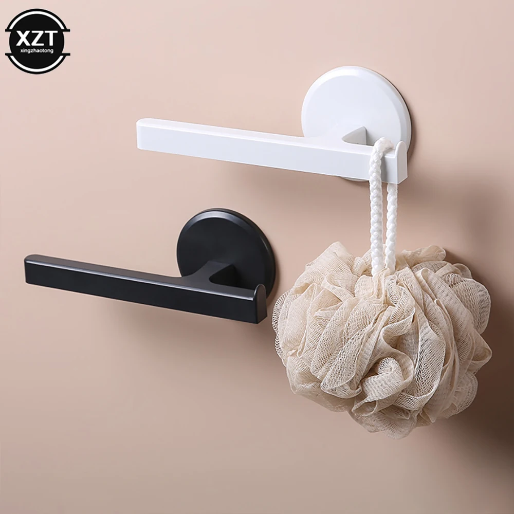T Type Self-adhesive Towel Rack Wall Mounted Towel Bar Shelf Washrag Hook for Kitchen Bathroom Home Organizer Storage Rack Tools