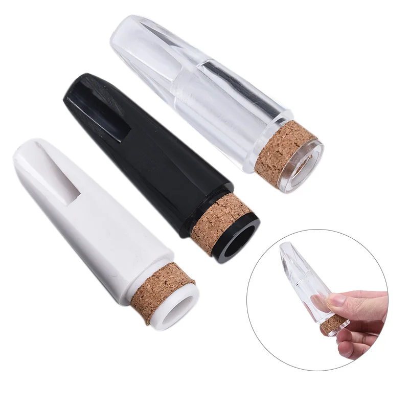 Clarinet and Saxophone Accessories Saxophone and Clarinet Mouthpieces Professional Transparent Clarinet Mouthpiece Woodwind Instruments Part 1pc Mouthpiece for Bb Clarinet Clear / White / Black