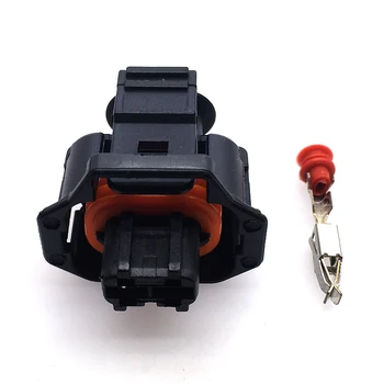 

5 sets 2pin way automotive electrical boschs connector Diesel Fuel Common Rail Injector Crankshaft Sensor plug For Ford Renault