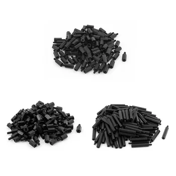 

100Pcs M3 Thread 30+6mm Nylon Hex Standoff Stand-off Spacer